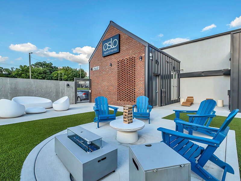 Outdoor Firepit | The Oslo Apartments