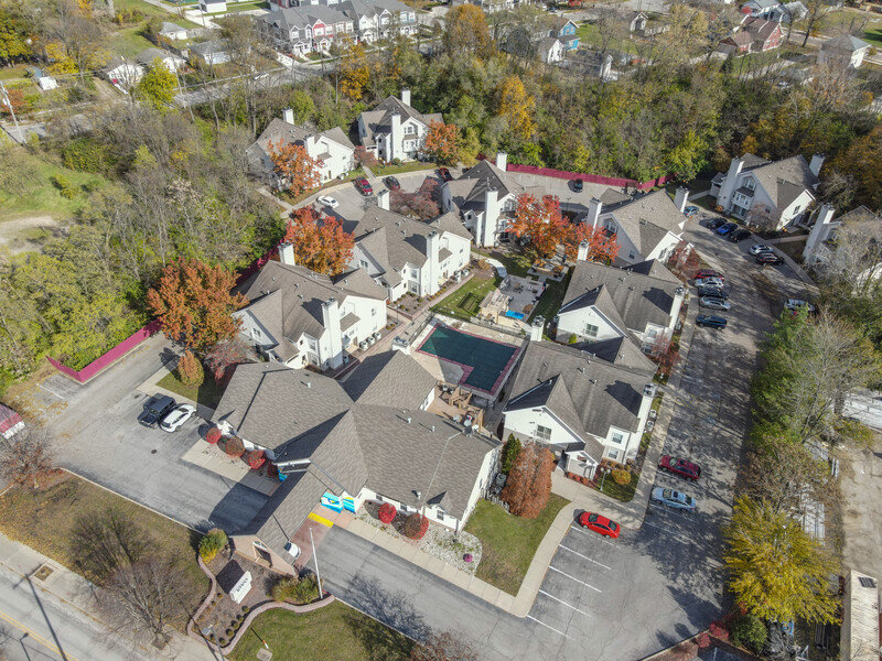 Aerial View | Vivo Living South Bend Apartments