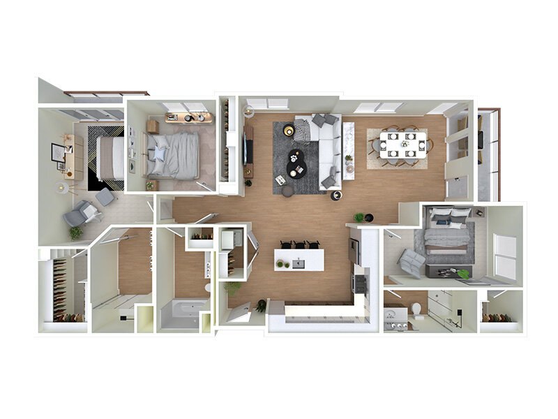 C3 Floorplan at Seventyone15 McDowell
