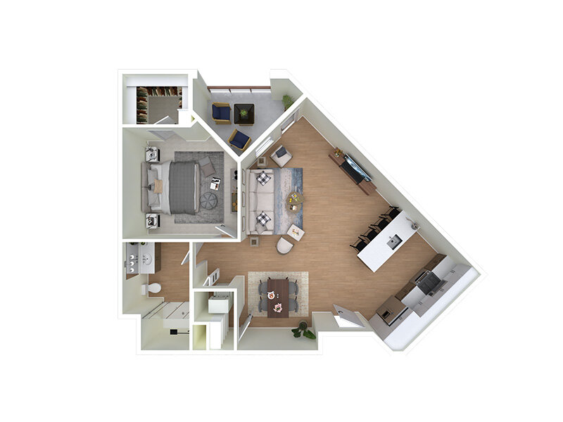 A3 Floorplan at Seventyone15 McDowell