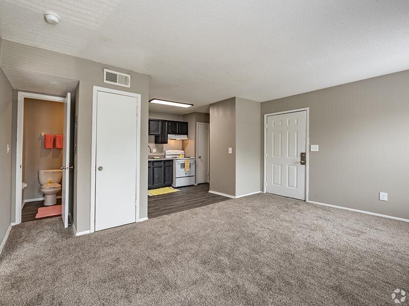 Living Room and Kitchen | Timber Pointe