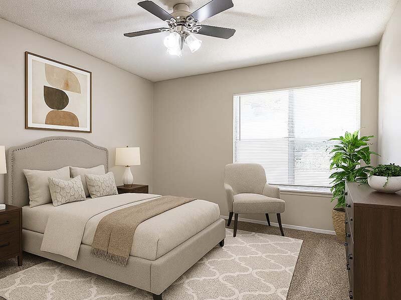 Model Bedroom | Timber Pointe Apartments