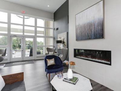 Clubhouse Seating | The Madison at Eden Brook Apartments in Columbia, MD