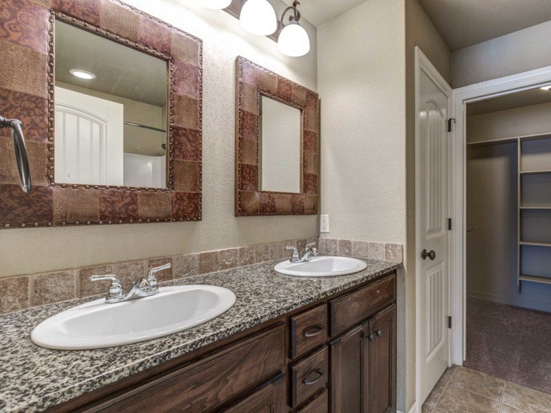 Double Bathroom Sinks | 15th Place Townhomes in Rogers, AR