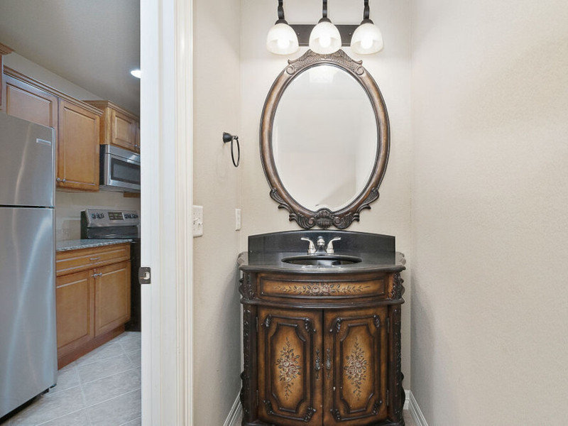 Half Bathroom Vanity | 15th Place Townhomes in Rogers, AR