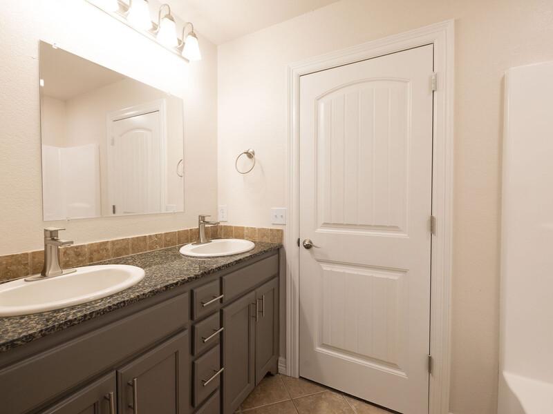 Dual Sink Vanity | 15th Place Townhomes