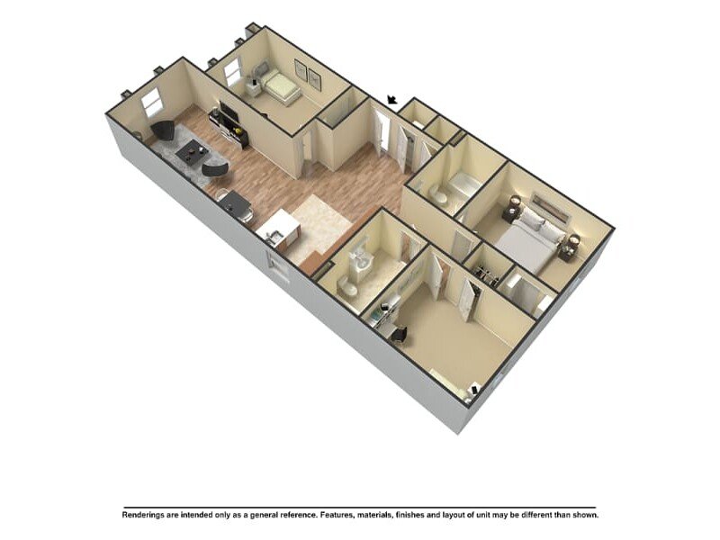Floor Plans at Frisco Apartments on Walnut Apartments