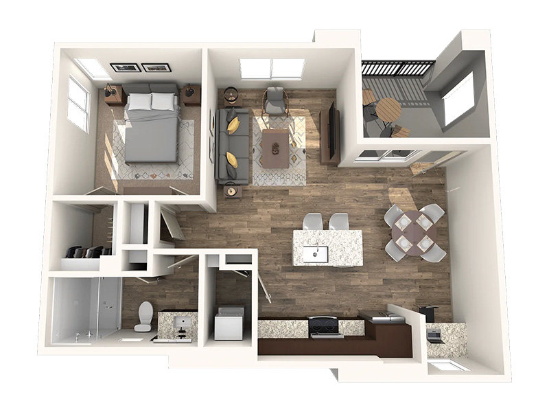 Loft-726P Floorplan at The Landing at Fiesta Village