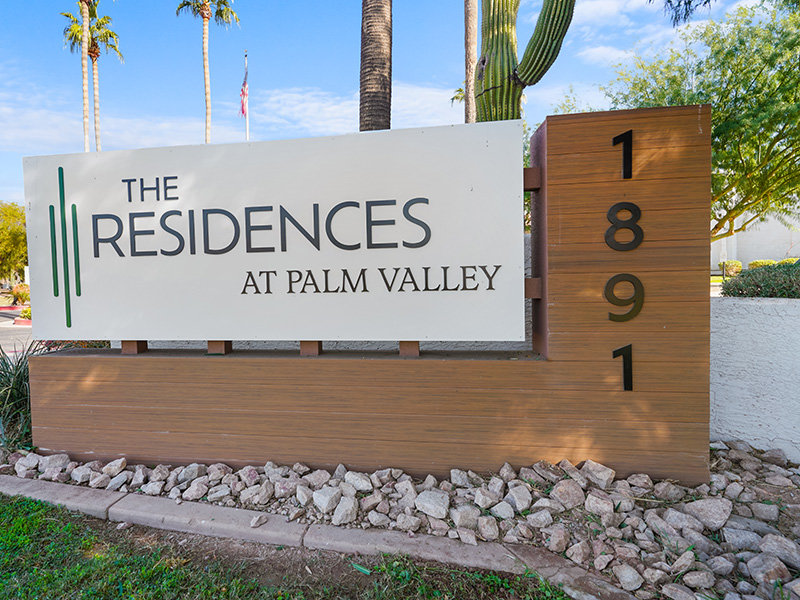 Monument Sign | The Residences at Palm Valley