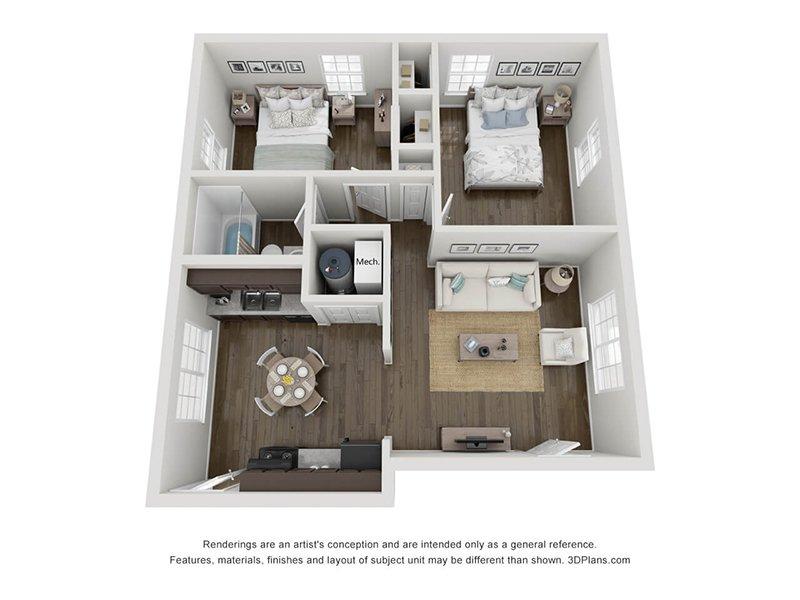 View floor plan image of B1 apartment available now