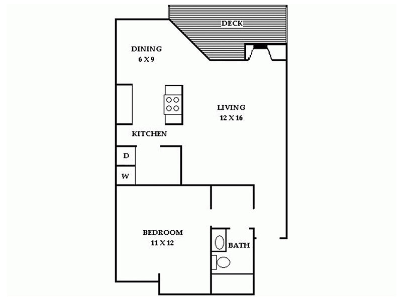 1x1-782 Floorplan at Veri on Cascade