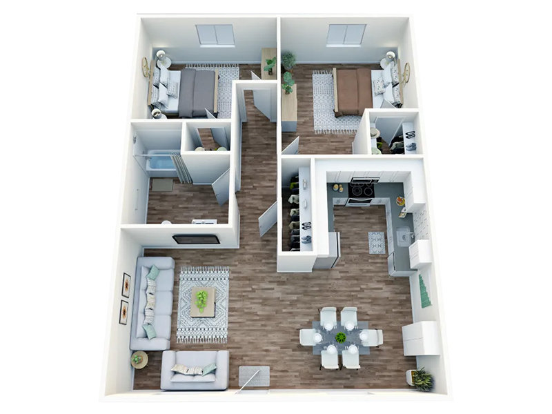 2X1 Floorplan at Avion on Glendale