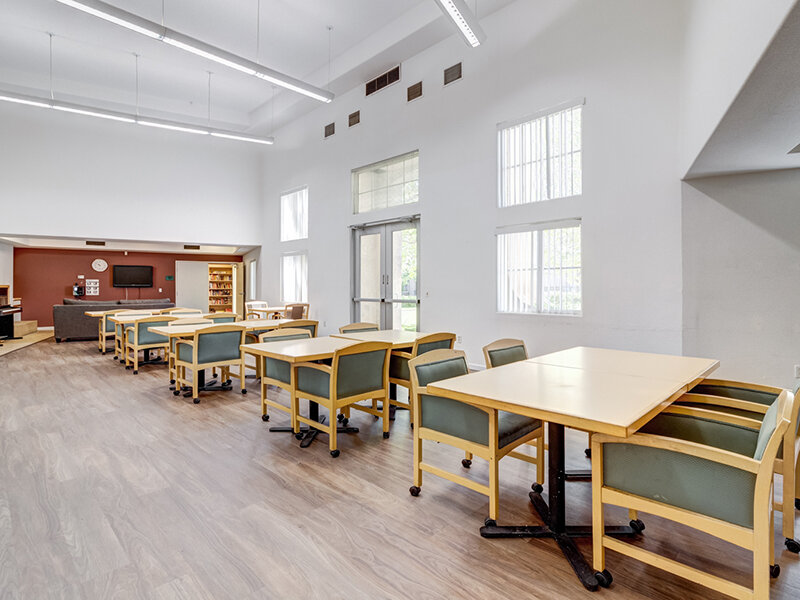 Community Room | Bay View Vista Senior Living Apartments