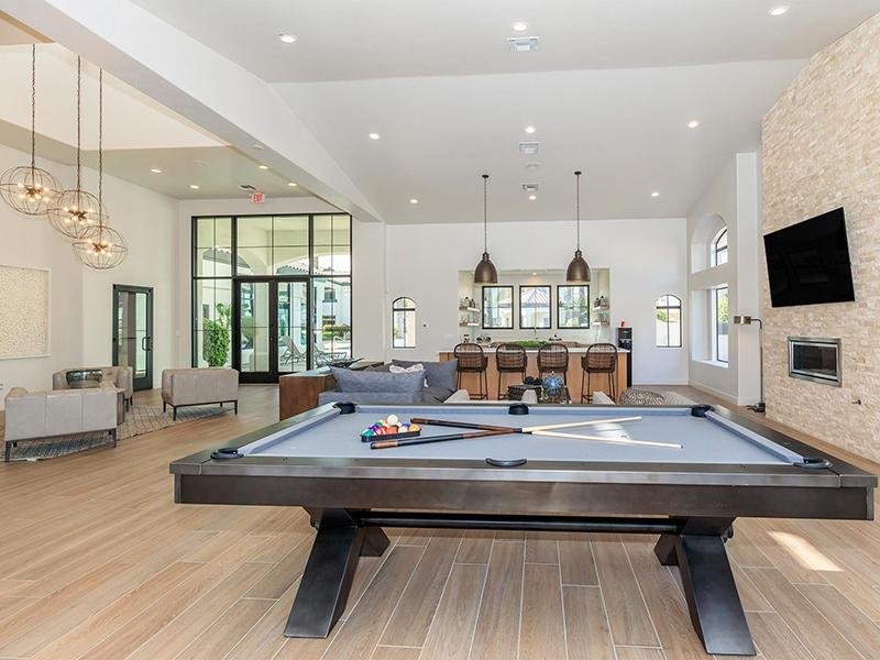 Clubhouse Pool Table | Pinnacle Heights Tucson Apartments 