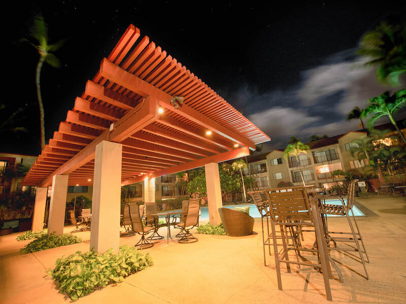 Sunset Terrace | Lahaina Apartments Pool Area