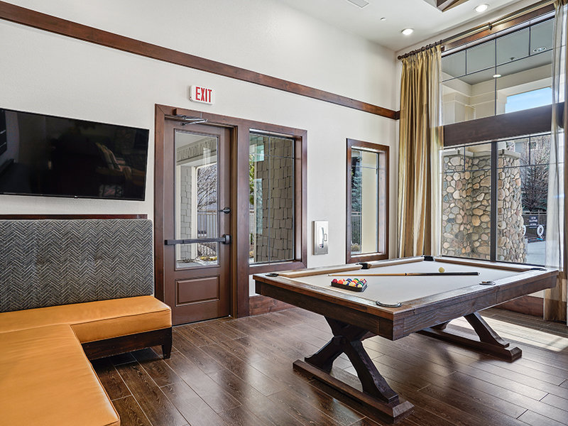 Pool Table and Seating | Elevation Luxury