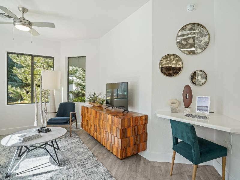 Living Room | Elevation Luxury Apartments