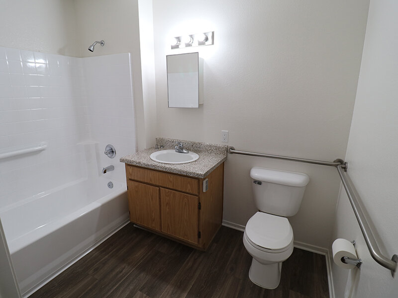 Bathroom | Seasons Senior Villas at The Civic Center