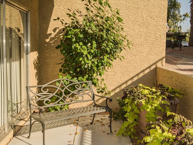 Patio | Crystal Creek Apartments in Phoenix, AZ