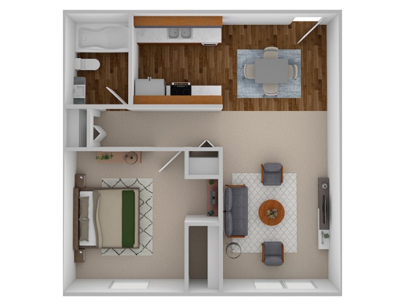 Apartments for Rent in Des Moines, IA Floor Plans at The Grove at