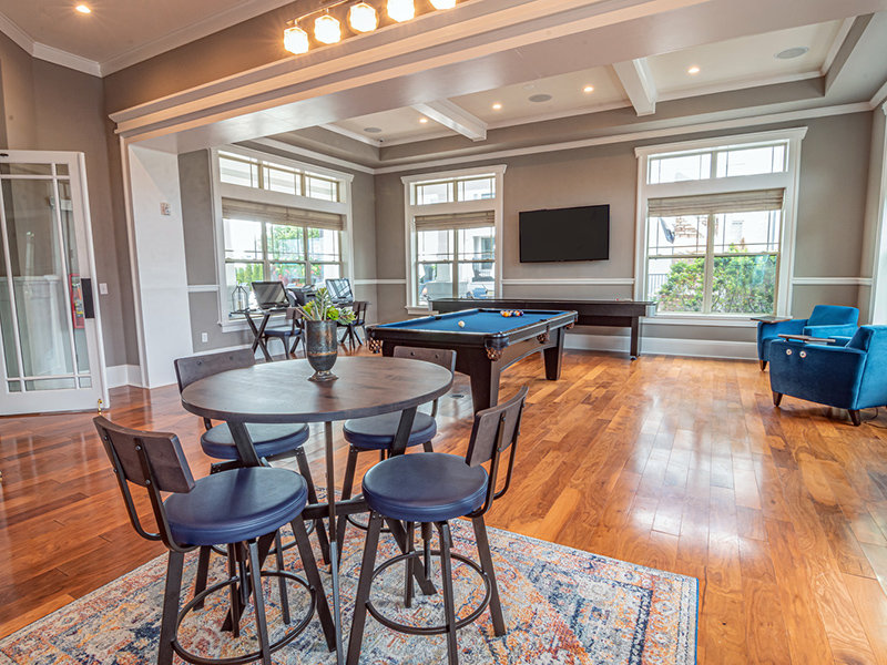 Resident Game Room | The Crest at Brier Creek Raleigh Apartments