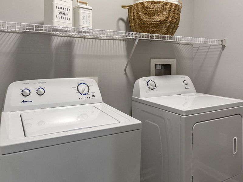 Washer & Dryer | The Crest at Brier Creek Raleigh Apartments
