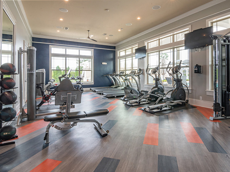 Gym | The Crest at Brier Creek Apartments for Rent in Raleigh, NC