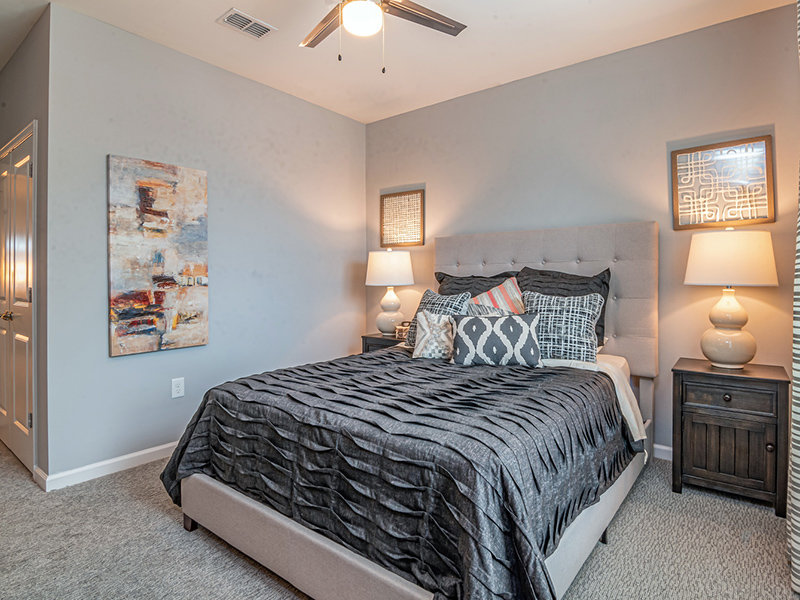 Bedroom Interior | The Crest at Brier Creek Raleigh, NC, Apartments