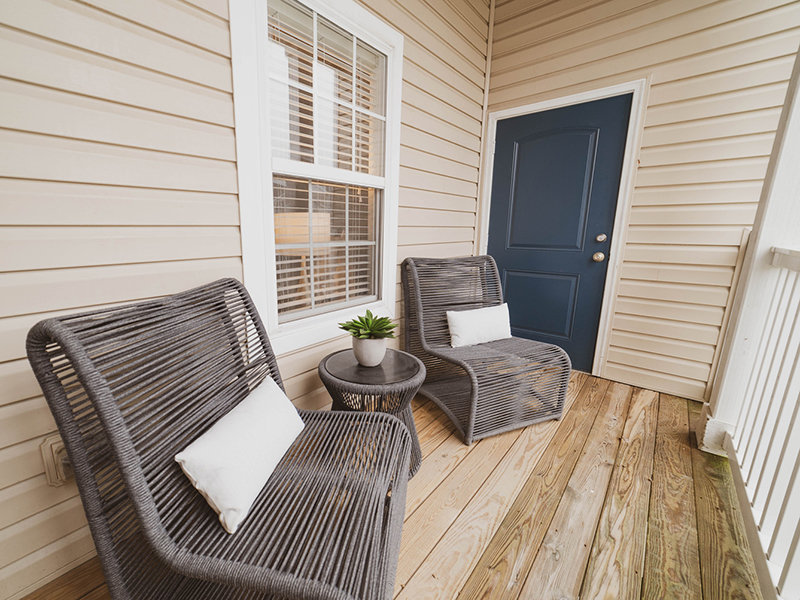 Patio | Reserve at Stone Hollow Apartments in Charlotte, NC