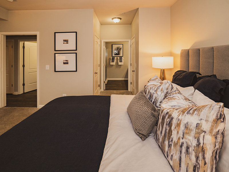Beautiful Bedroom | Reserve at Stone Hollow Charlotte Apartment Rentals
