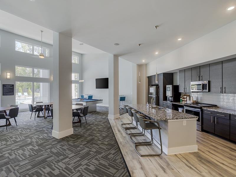 Community Kitchen | Willows at the University Apartments in Charlotte, NC