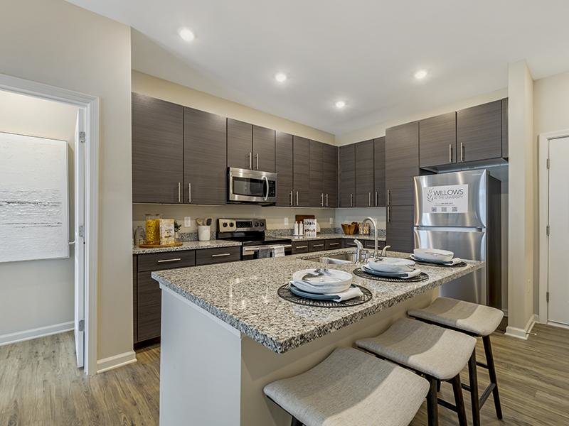 Spacious Kitchen | Willows at the University Apartments in Charlotte, NC