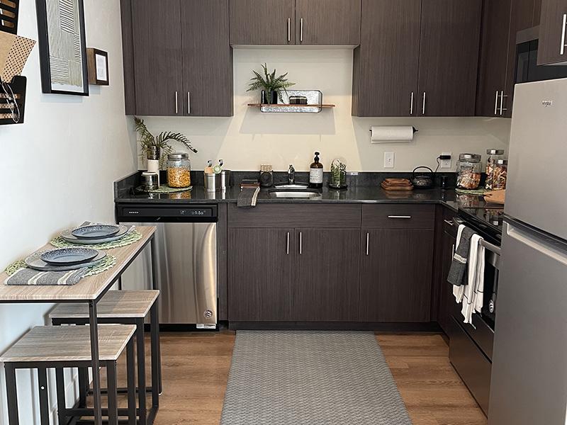 Fully Equipped Kitchen | 9th Station Apartments in Salt Lake City, UT