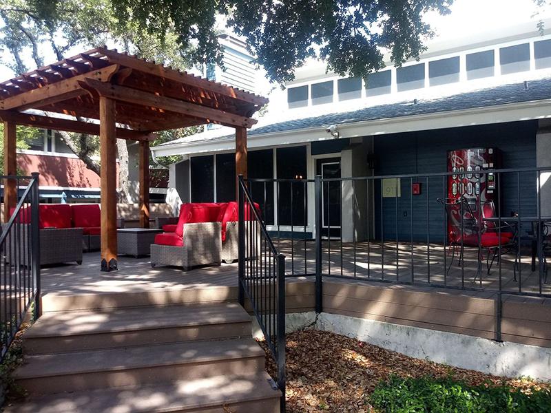 Outdoor Lounge | Alamo Oaks Apartments in San Antonio, TX