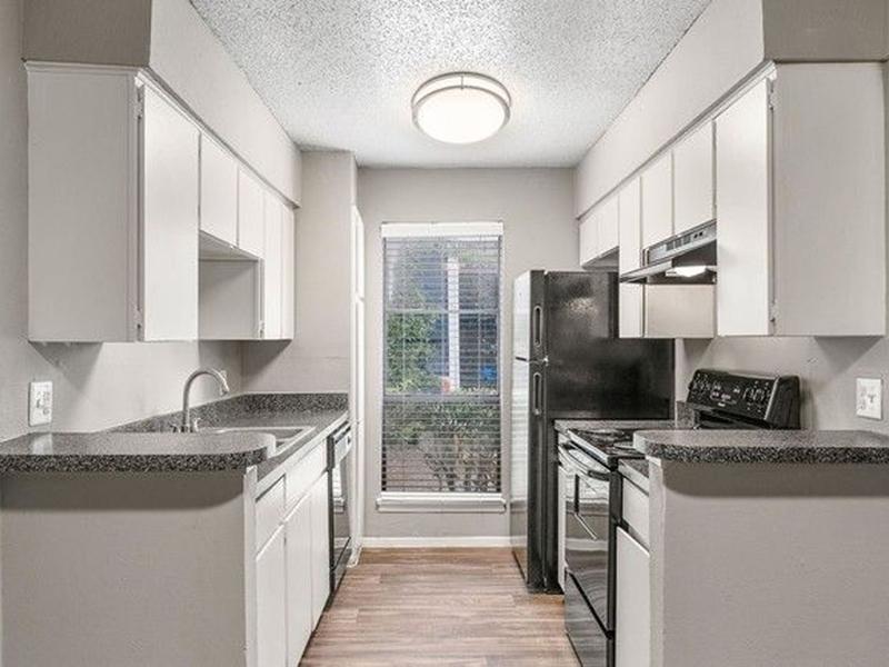Fully Equipped Kitchen | Alamo Oaks Apartment San Antonio