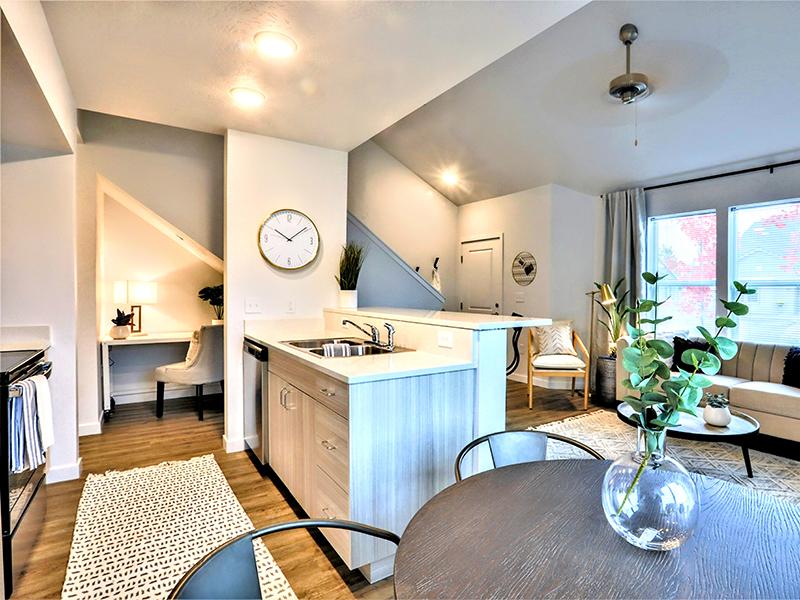 Dining Area and Kitchen | Amazon Falls Townhomes in Star, ID