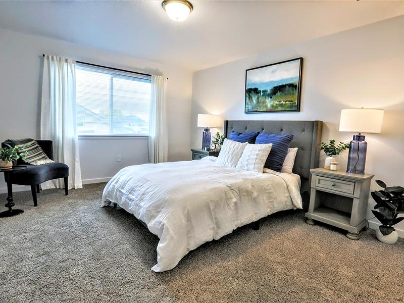 Spacious Bedroom | Amazon Falls Townhomes in Star, ID