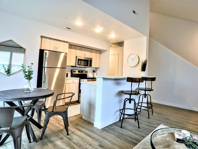 Dining Room and Kitchen | Amazon Falls Townhomes in Eagle, ID