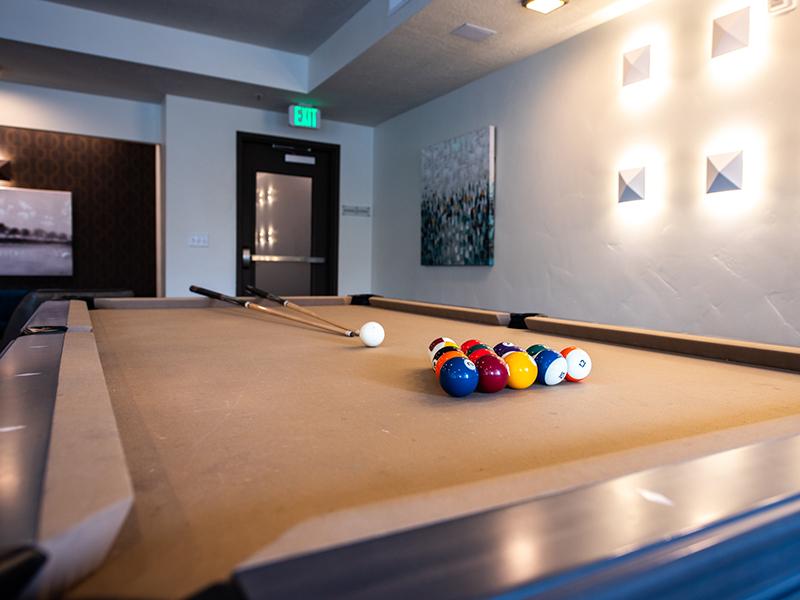 Billiards Table | Artesian Springs Apartments