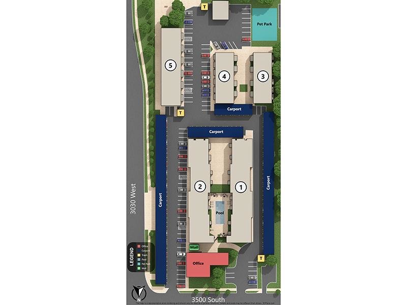 Site Map | Aspen Village Apartments in West Valley City, UT
