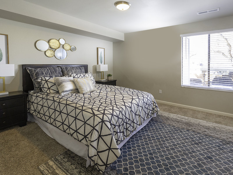 Bedroom | Aspen Village Apartments in West Valley City, UT