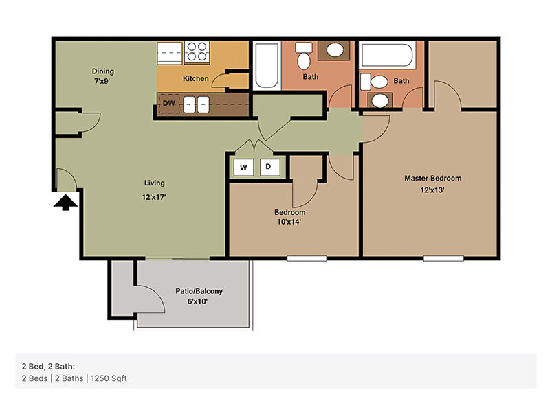 2 Bedroom