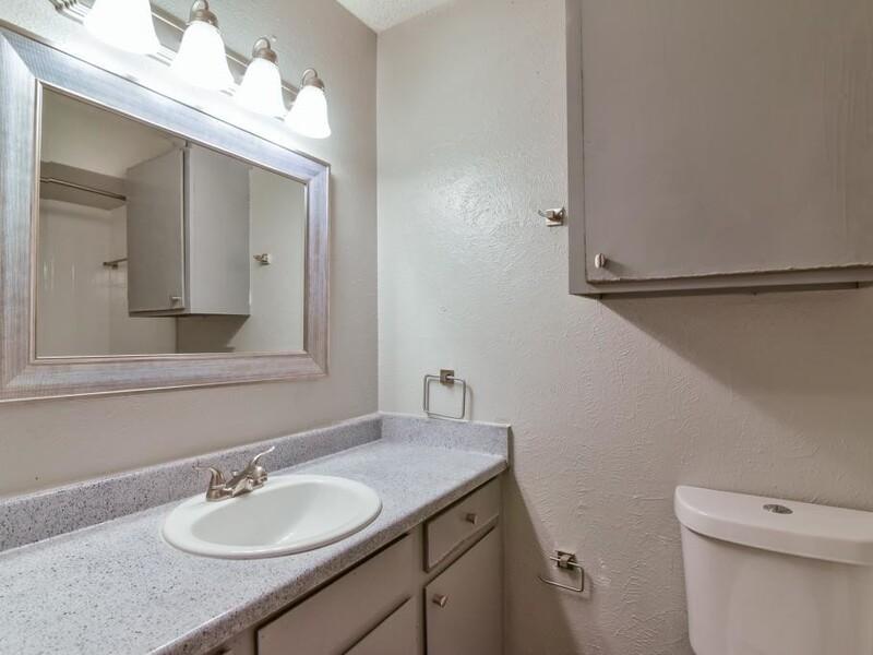 Bathroom Vanity | Avalon Apartments in Arlington, TX