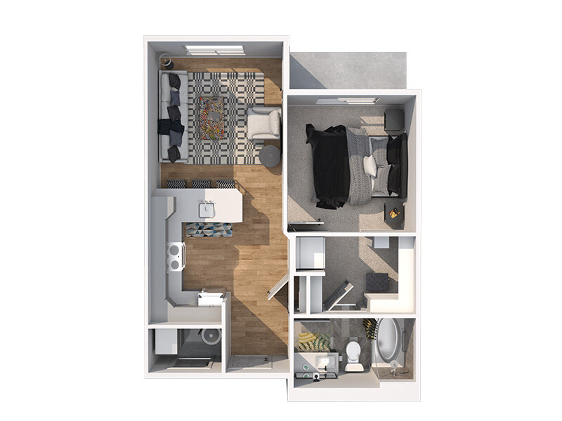 Wildflower floor plan at Basin View Landing