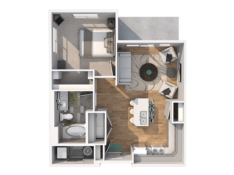 Boardwalk floor plan at Basin View Landing