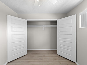 Bedroom Closet | bluHaven Apartments in Harlingen, TX