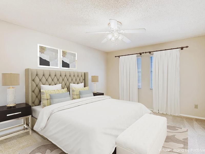 Spacious Furnished Bedroom | Bocage Apartments in Orlando, FL