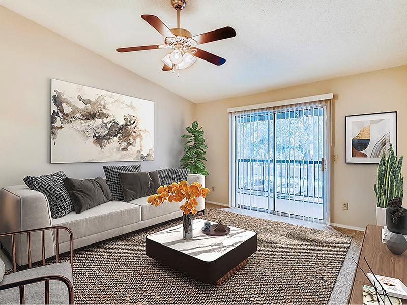 Furnished Living Room | Bocage Apartments in Orlando, FL