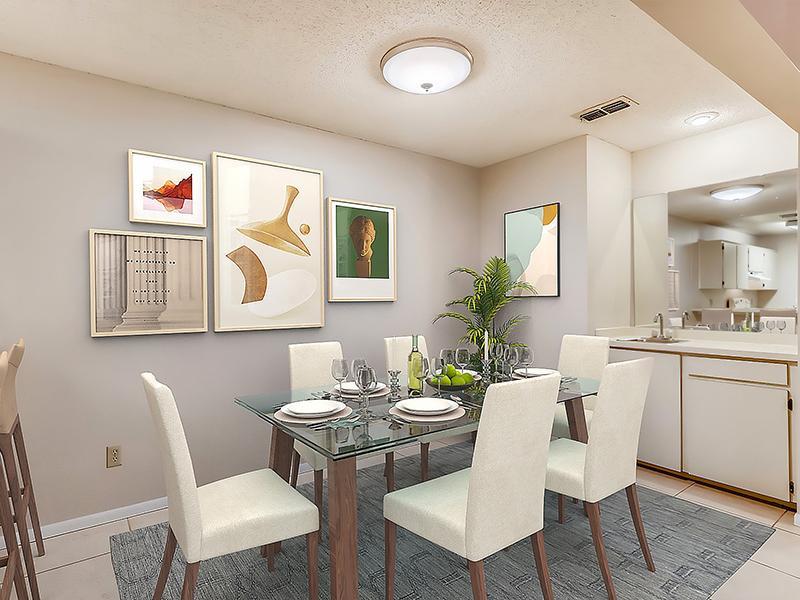 Dining Area | Bocage Apartments in Orlando, FL