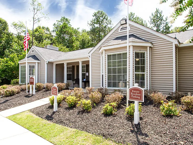 Leasing Office Exterior | Bridlewood Apartments in Conyers, GA
